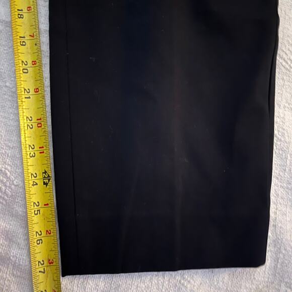 Everlane Curvy Side Zip Black Trousers Women’s Plus Size 20 Elastic Waistband - Picture 10 of 12